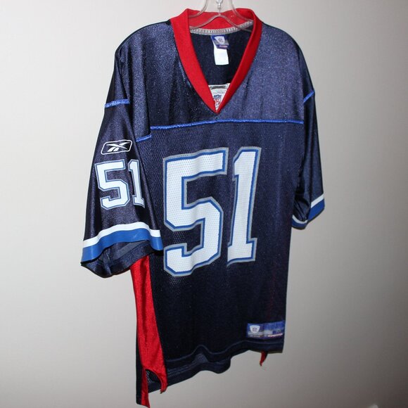 3/$188❤️as new Takeo SPIKES #51 Reebok Buffalo Bills On Field Football Jersey - Picture 1 of 11